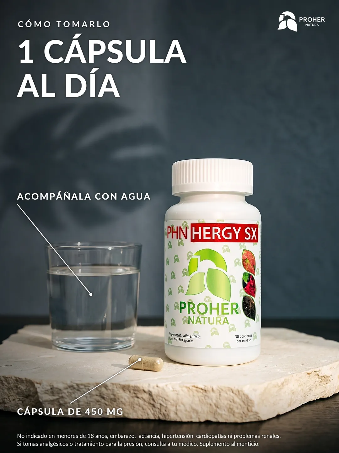 HERGY SX CAPS Proher Natura, imagen 4 de 5